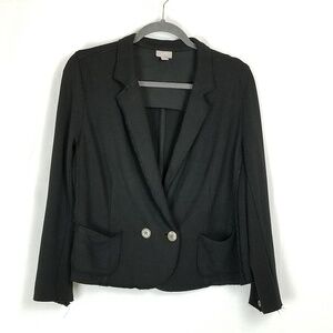 J. Jill soft black business blazer jacket sz PM